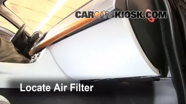 2009 Jaguar XF Luxury 4.2L V8 Filtro de aire (interior) Cambio